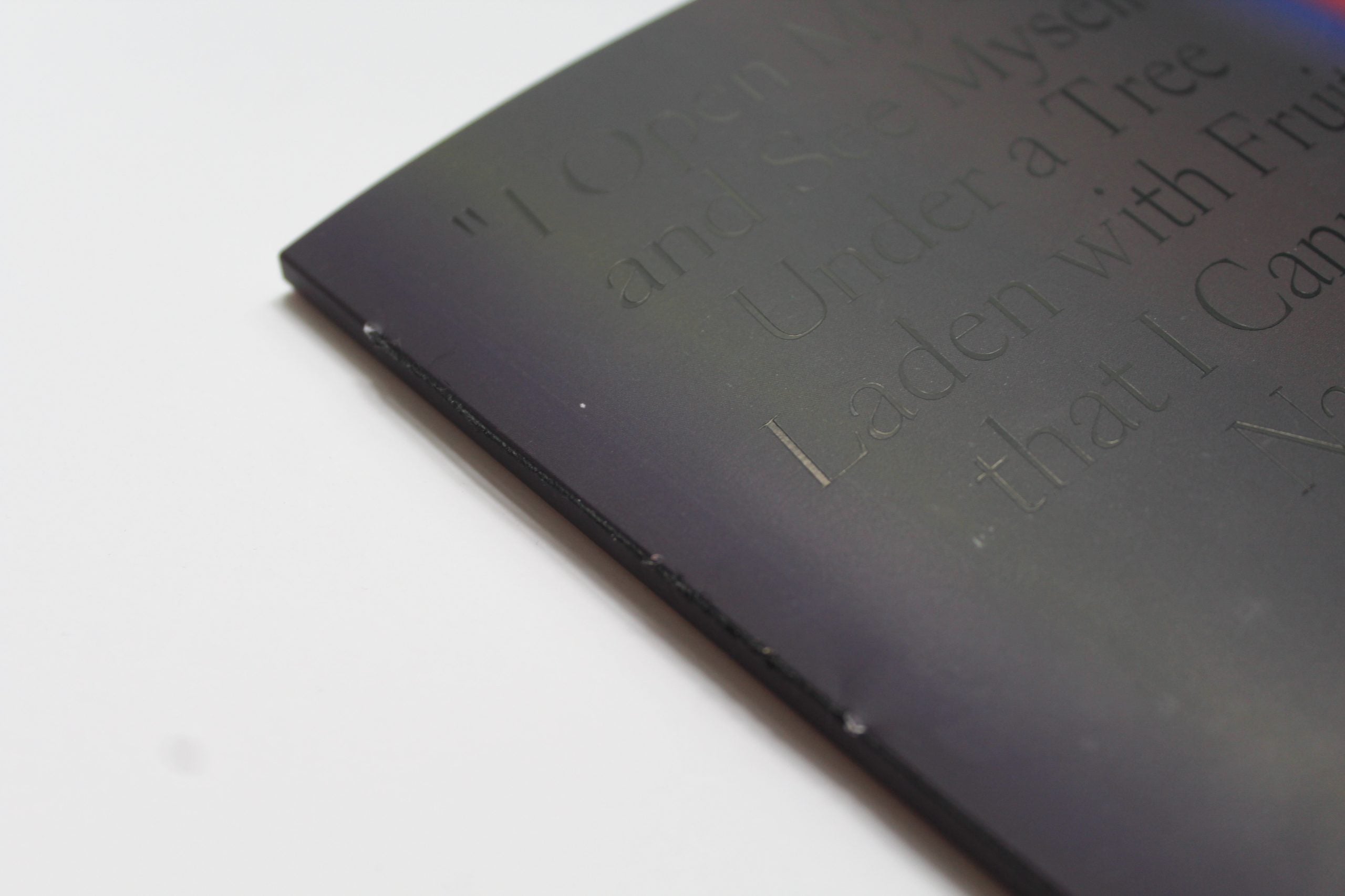 "I open my eyes and see myself under a tree laden with fruit that I cannot name." image 6