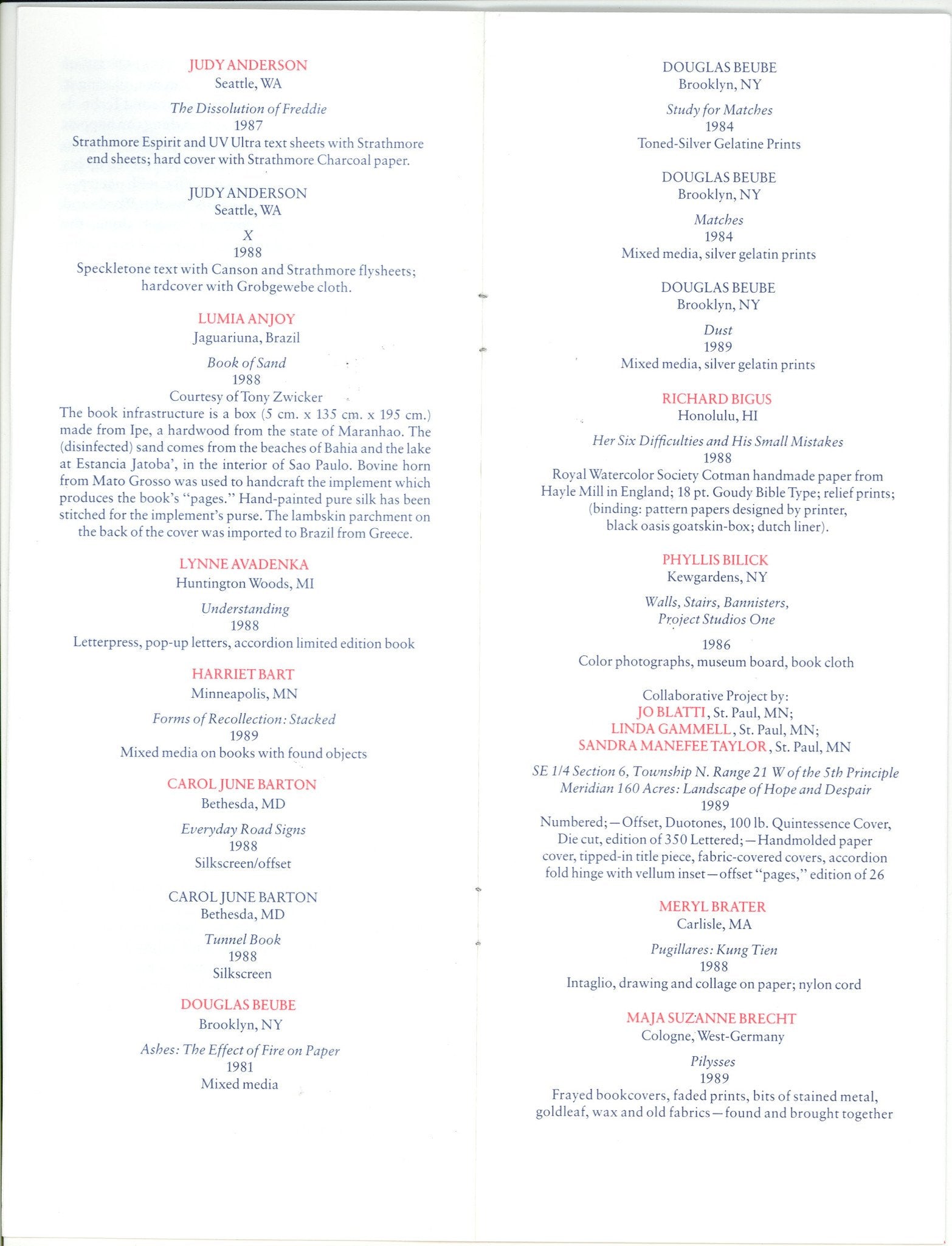 Center for Book Arts: Celebrating 15 Years image 1