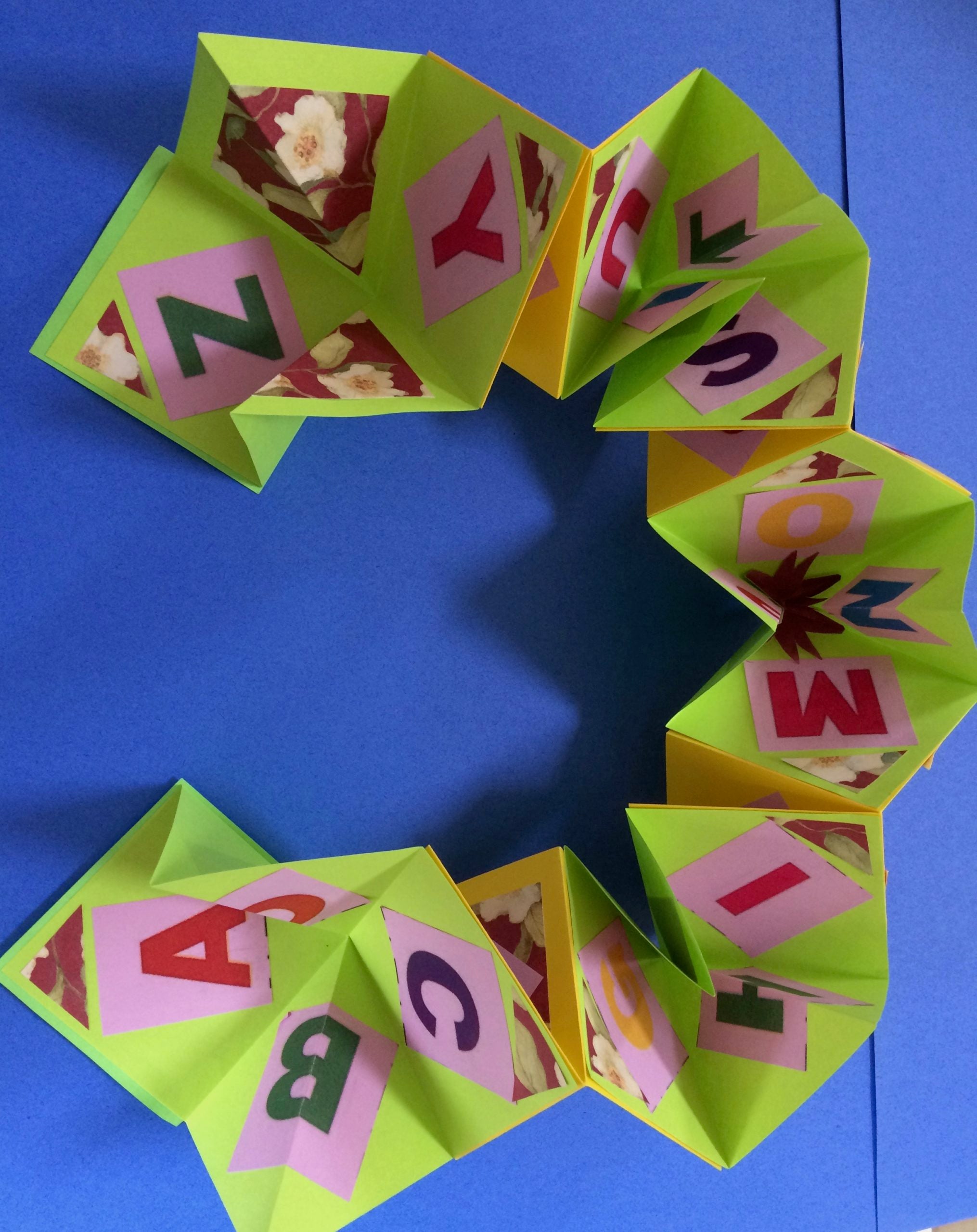 A to Z Flexagon Alphabet Book 2021 image 0