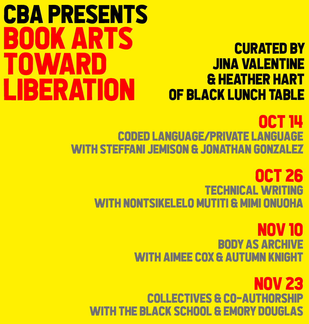 Book Arts Toward Liberation Conversation Series image 0