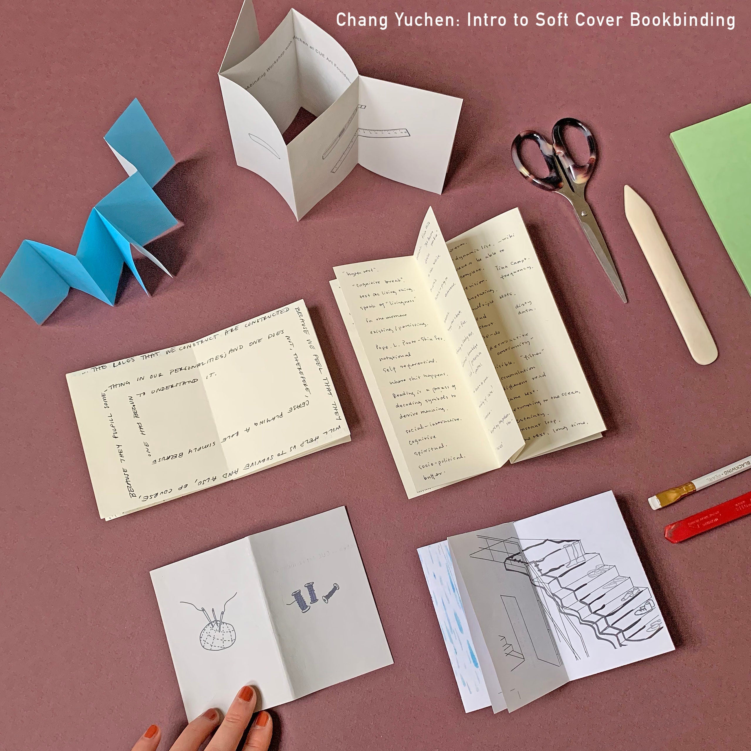 Bookbinding 1: Intro to Soft Cover - Spring 2022 image 3