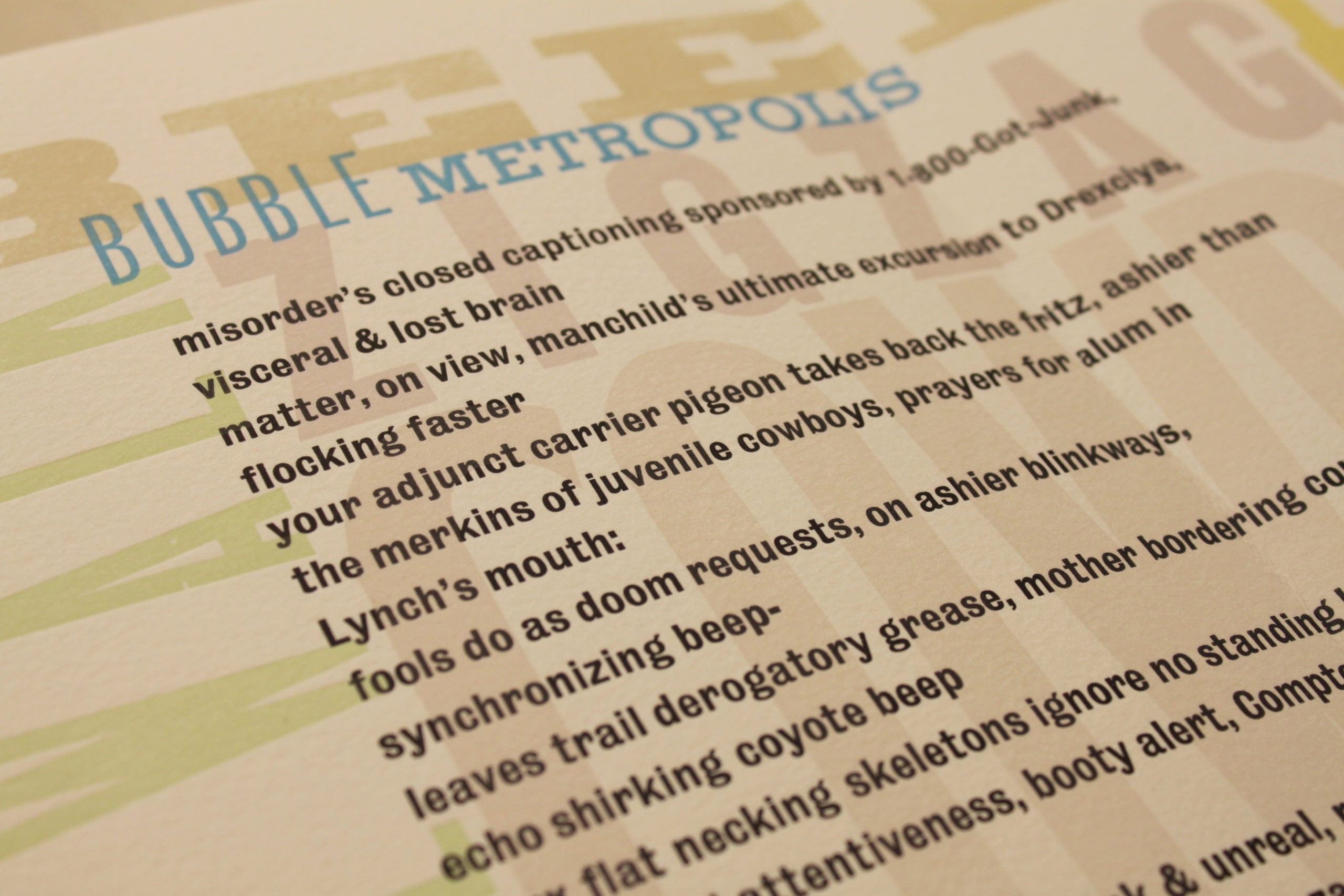 7 Nights, 28 Poets image 9