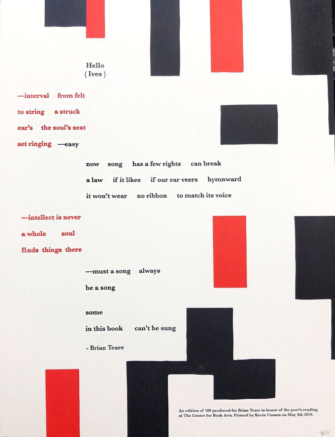 Broadside Reading Series: Spring 2019 II image 2