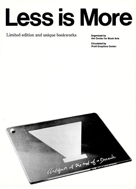 Less is More Exhibition Brochure image 0