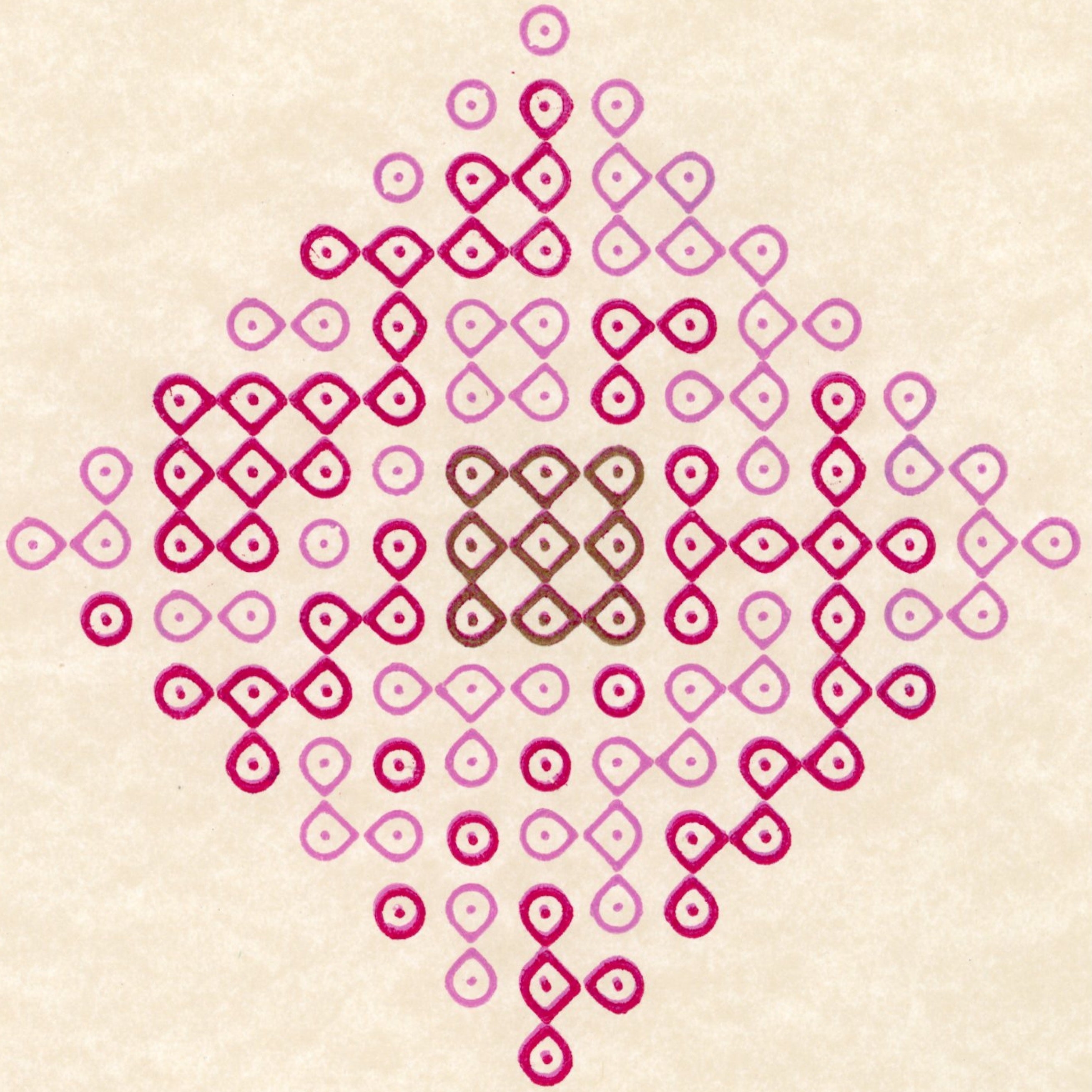 Rituals of Recursion: Translating Text into Kolam Prints image 0