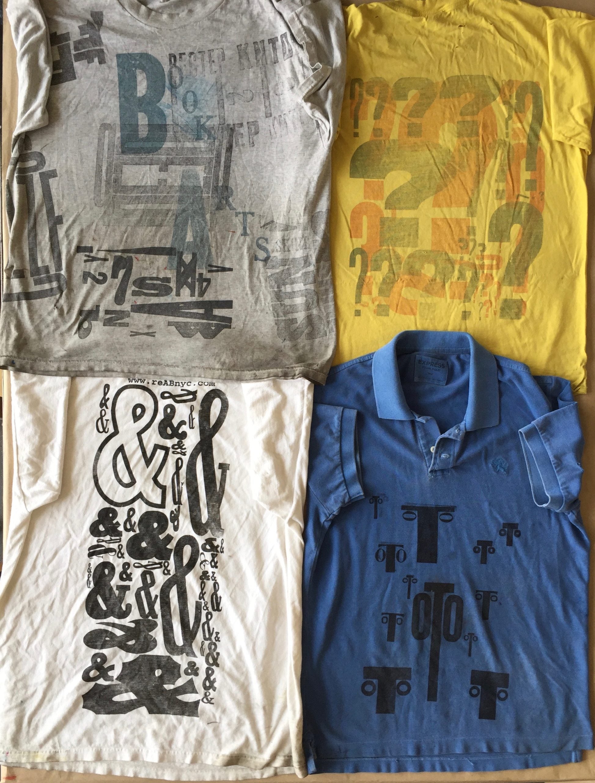 Wood Type T-Shirts on the Washington Press (Fall 2021) image 1