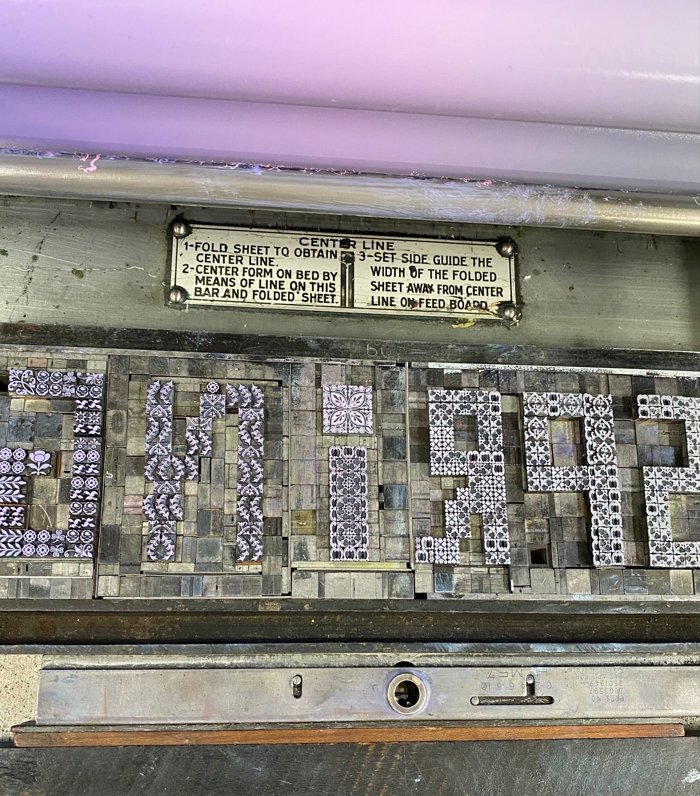 Letterpress I: Basic Press Operation & Maintenance 2022 image 2