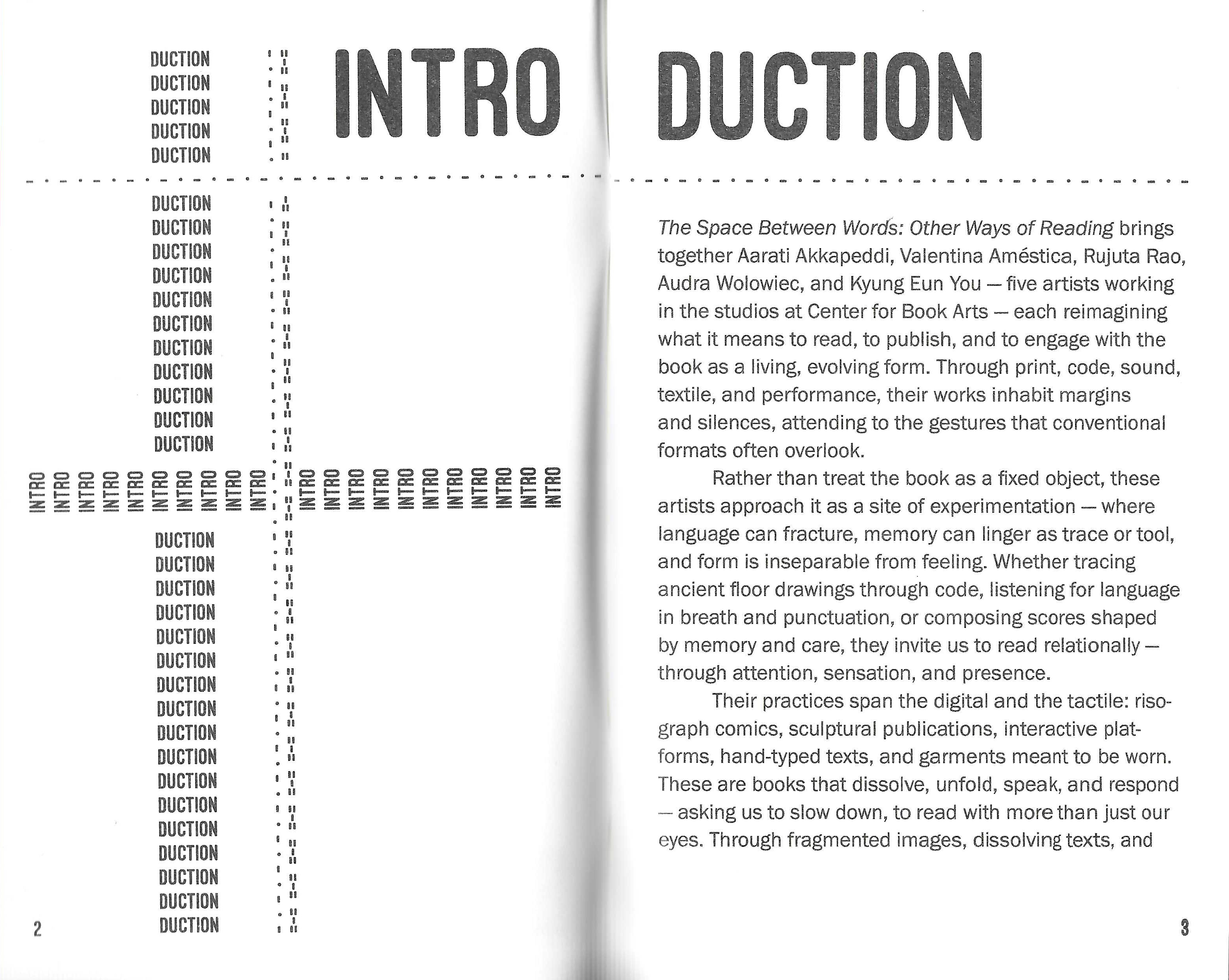 The Space Between Words