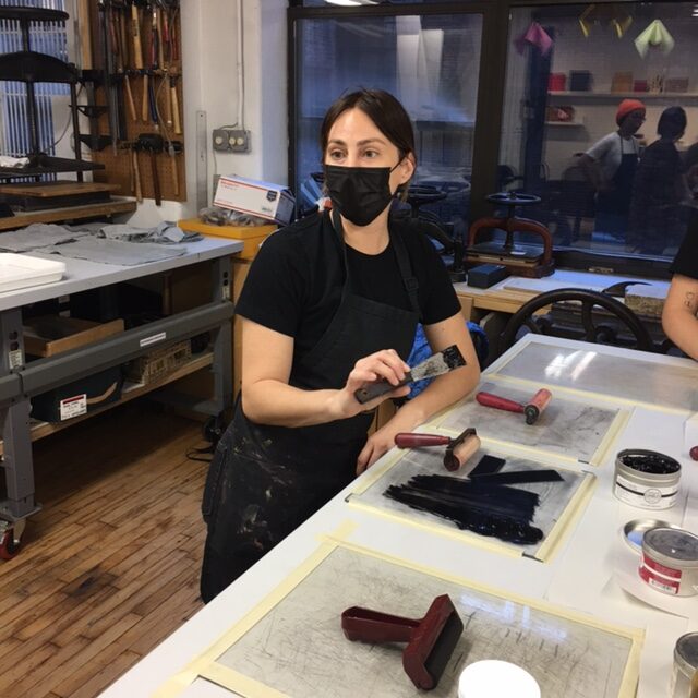 Monoprinting for Letterpress image 2