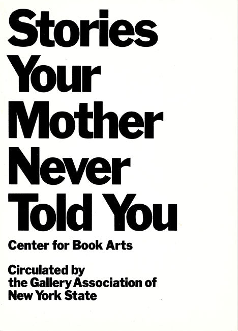 Stories Your Mother Never Told You Exhibition Brochure image 0