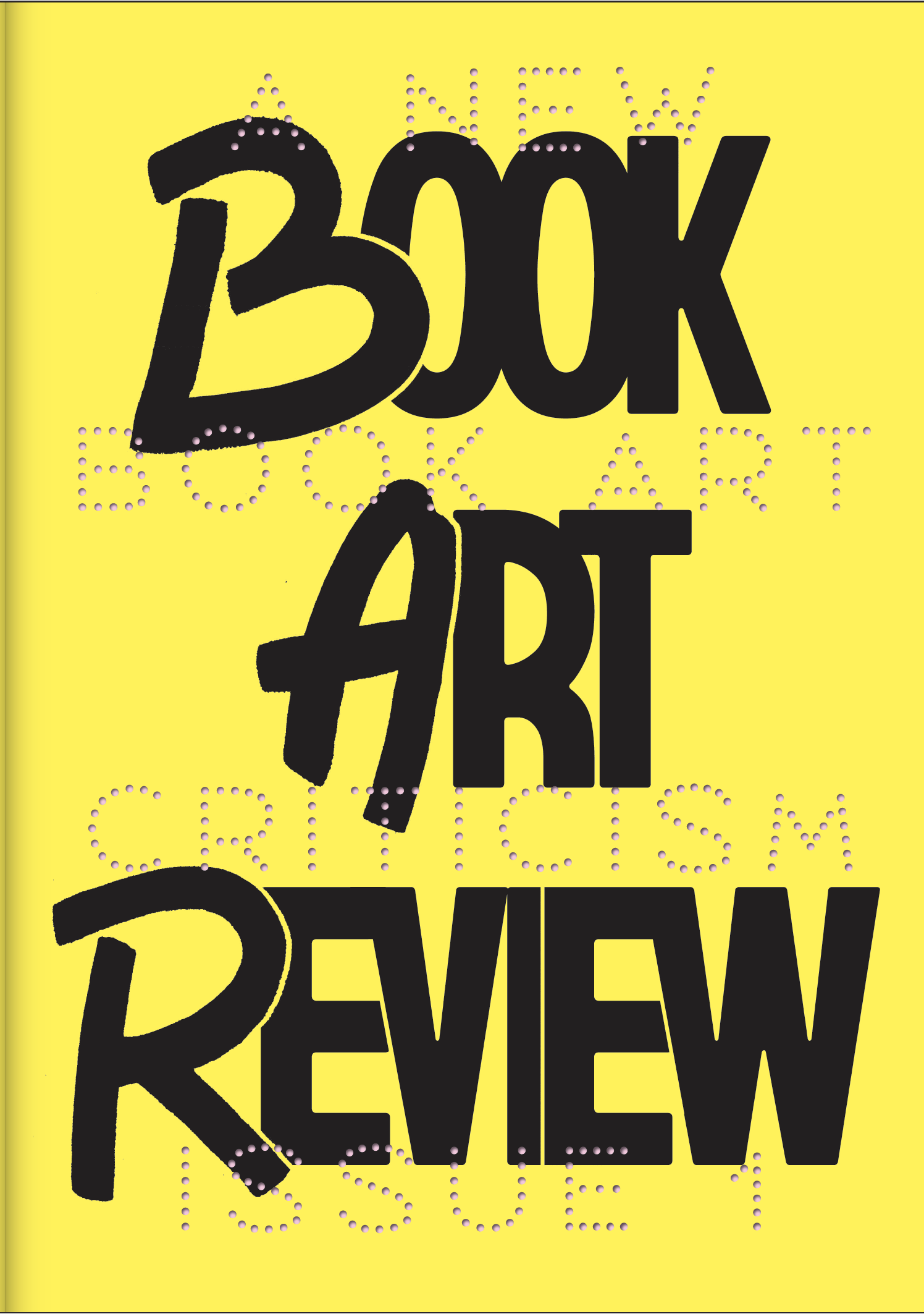 BAR Issue 1: A New Book Art Criticism image 0