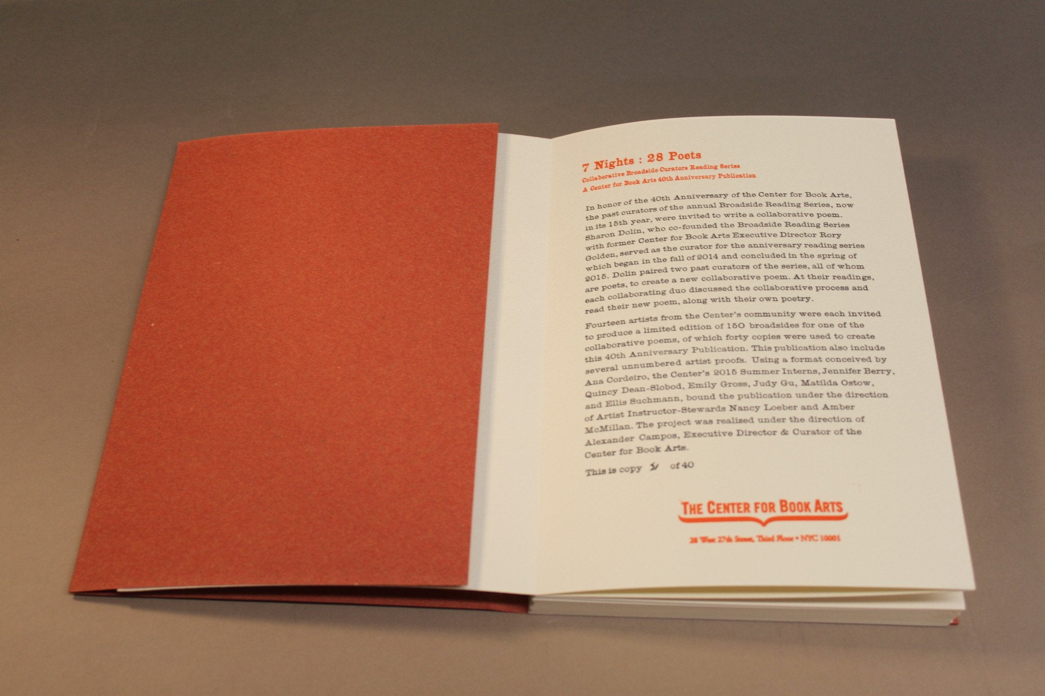 7 Nights, 28 Poets image 1