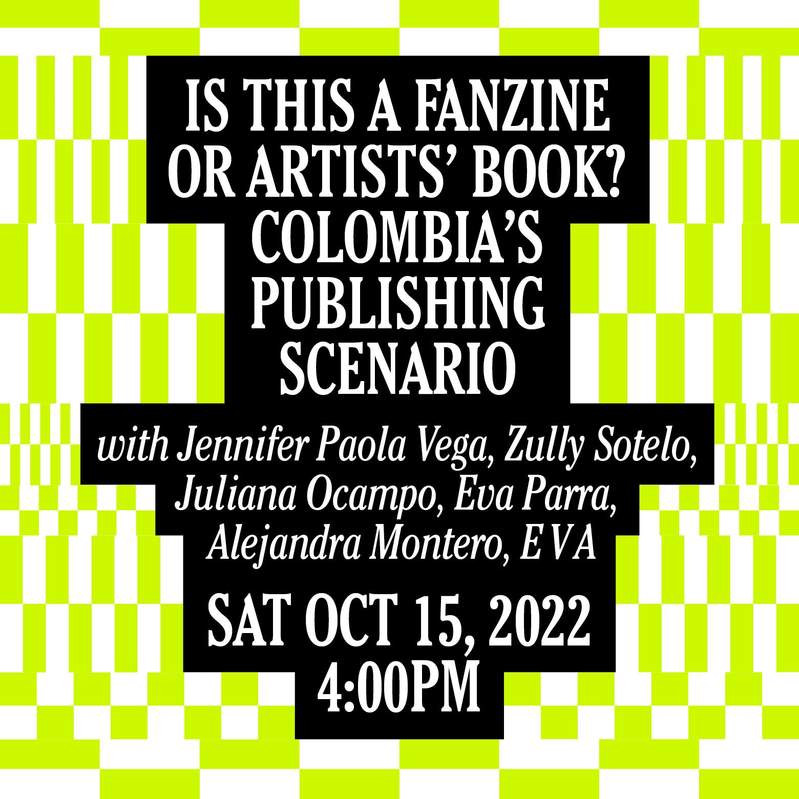 Is this a fanzine or artists’ book? Colombia’s Publishing Scenario image 0