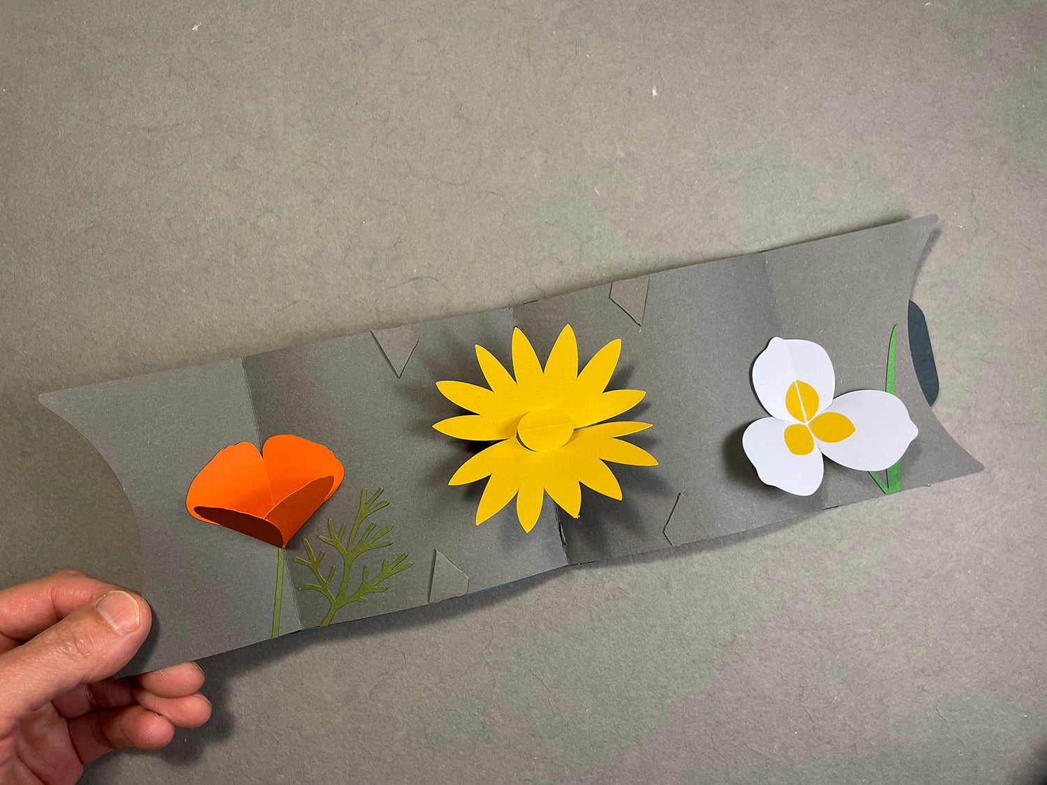 Miniature Pop-Up Wildflowers with Longstitch Binding (Summer 2024) image 2