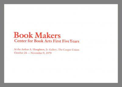 Book Makers: Center for Book Arts First Five Years image 0