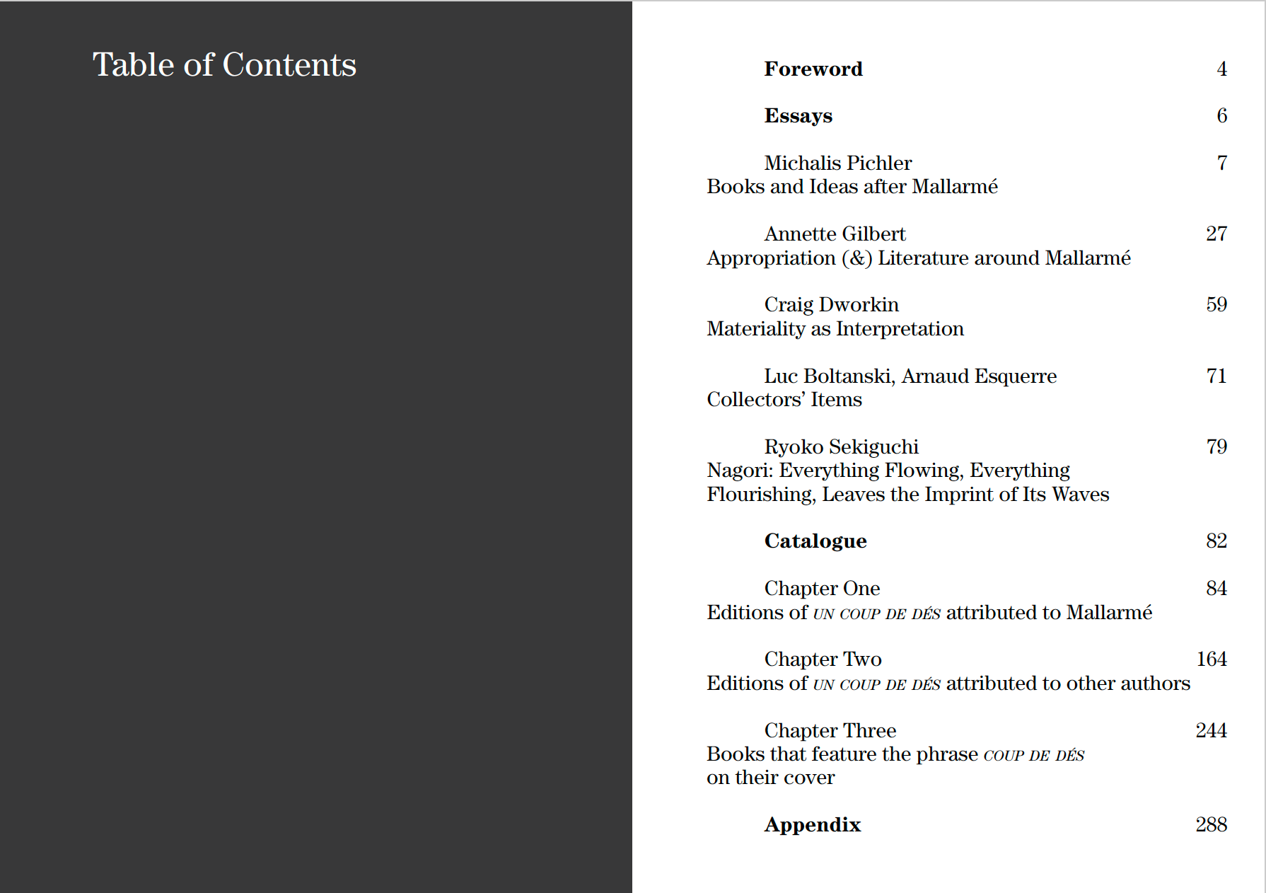 Coup de Dés (Collection) Books and Ideas After Mallarmé image 1