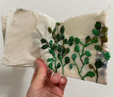Dye, Stitch, Fold, Mend: Fiber Arts as Book Arts (Session Two: Embroidery) (Fall 2023) image 0
