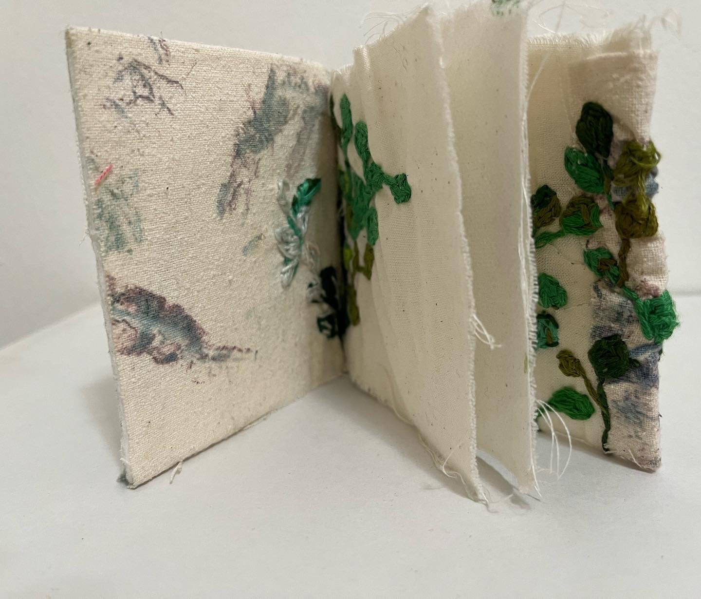 Dye, Stitch, Fold, Mend: Fiber Arts as Book Arts (Session 2: Embroidery) (Spring 2024) image 1