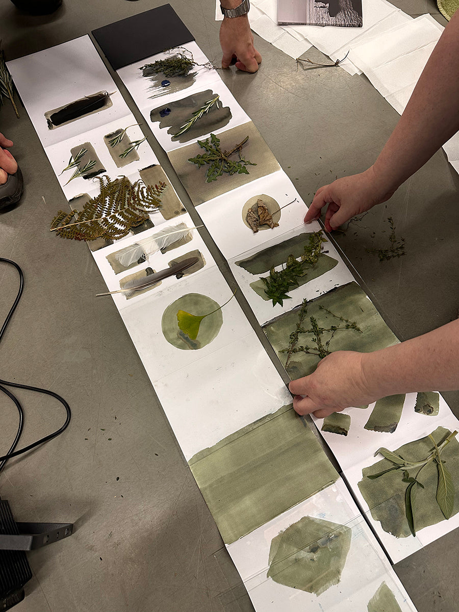 Cyanotype to Concertina: Building a Folded Sequence