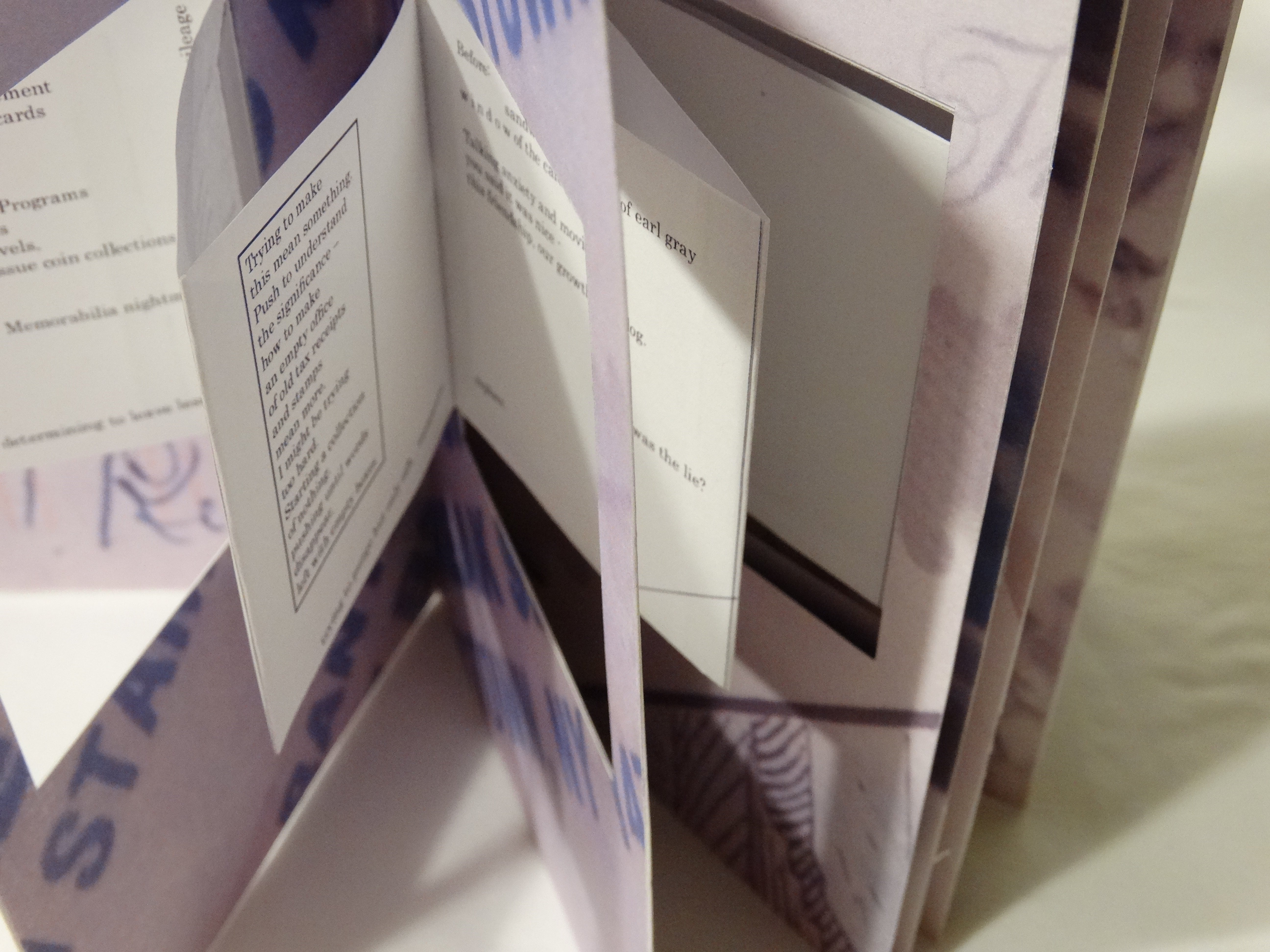 Riso Printing Woven Accordions