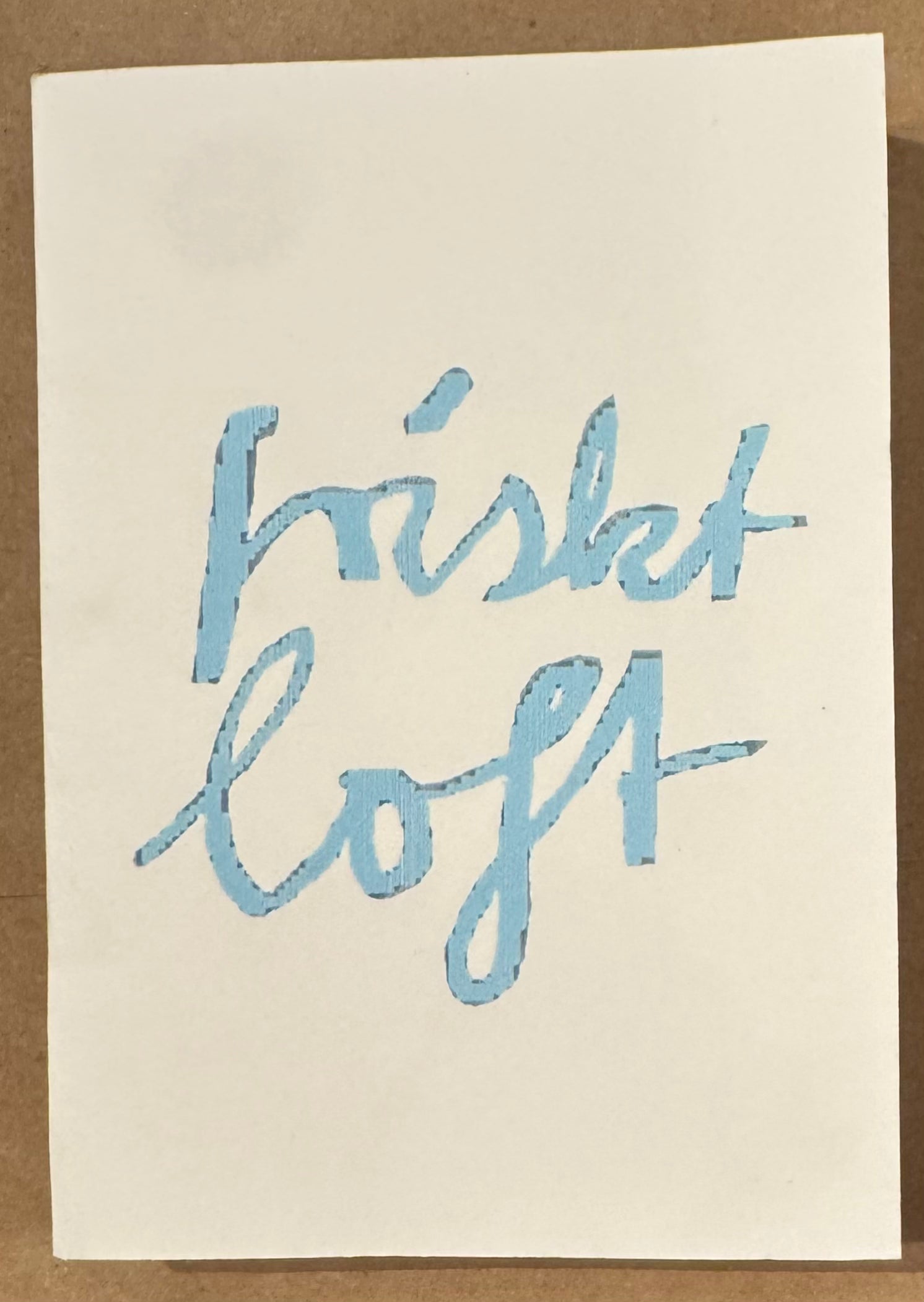 Friskt Loft - Jan Voss