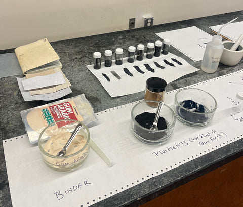 Dark Matter: Making Ink from Waste