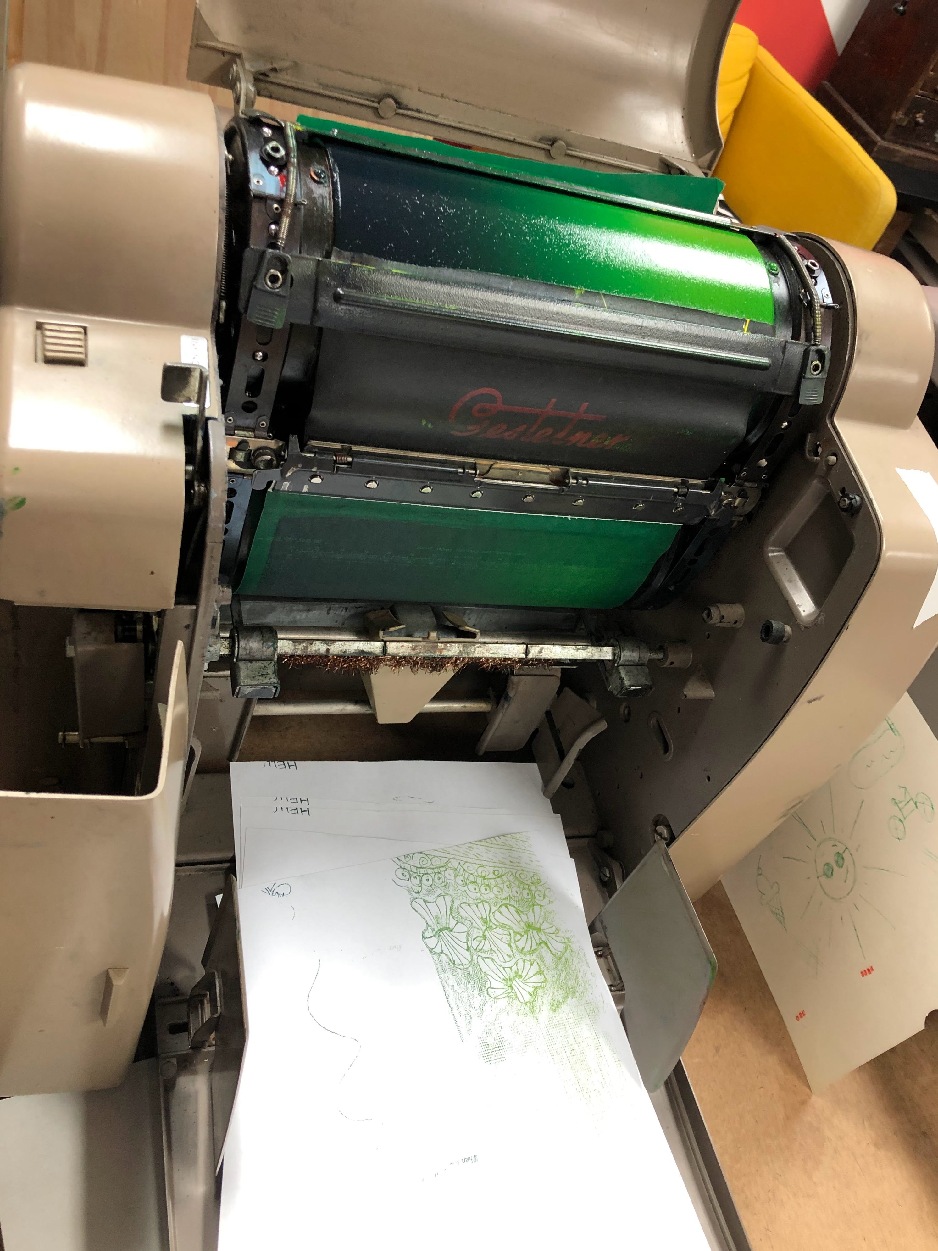 Analog Counterculture: Mimeographs and Stencil Printing