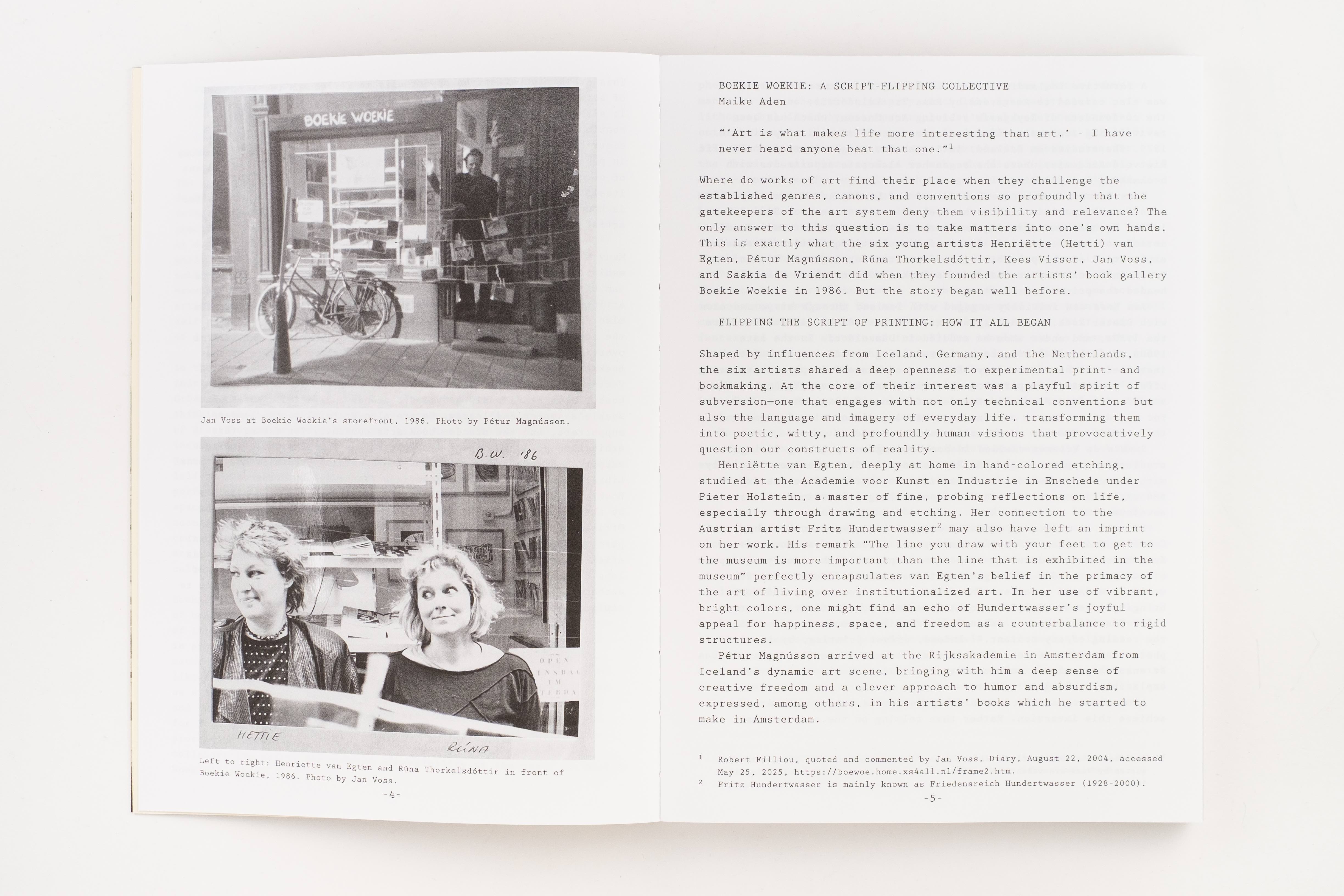 In The Wake of Blind Navigation. Boekie Woekie – Books by Artists