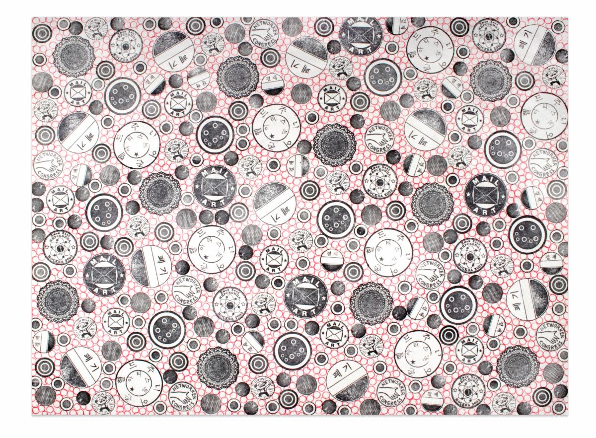 Rubber Stamp Collage