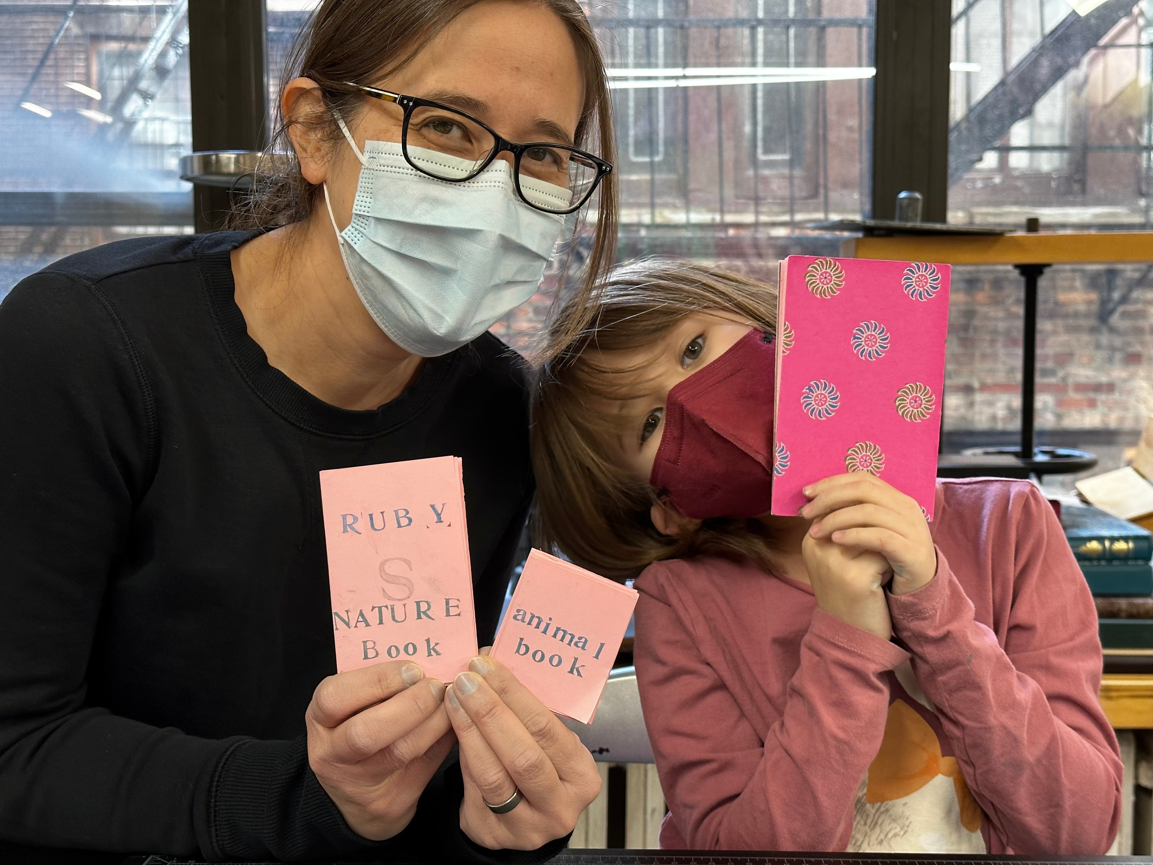 Young Book Artist in Collaboration with their Parents