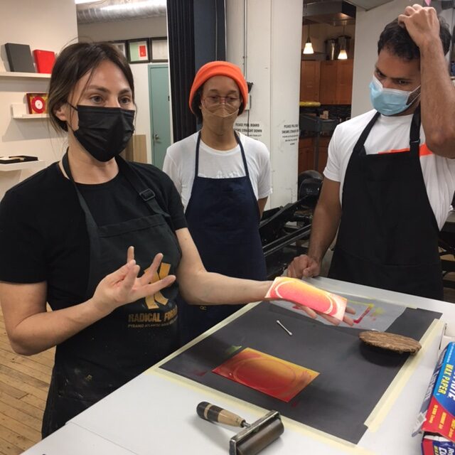 Monoprinting for Letterpress image 3