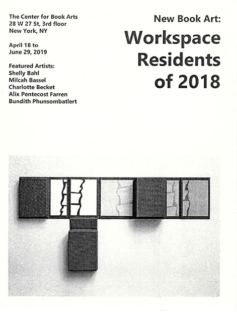 New Book Art: Workspace Residents of 2018 Exhibition Brochure image 0