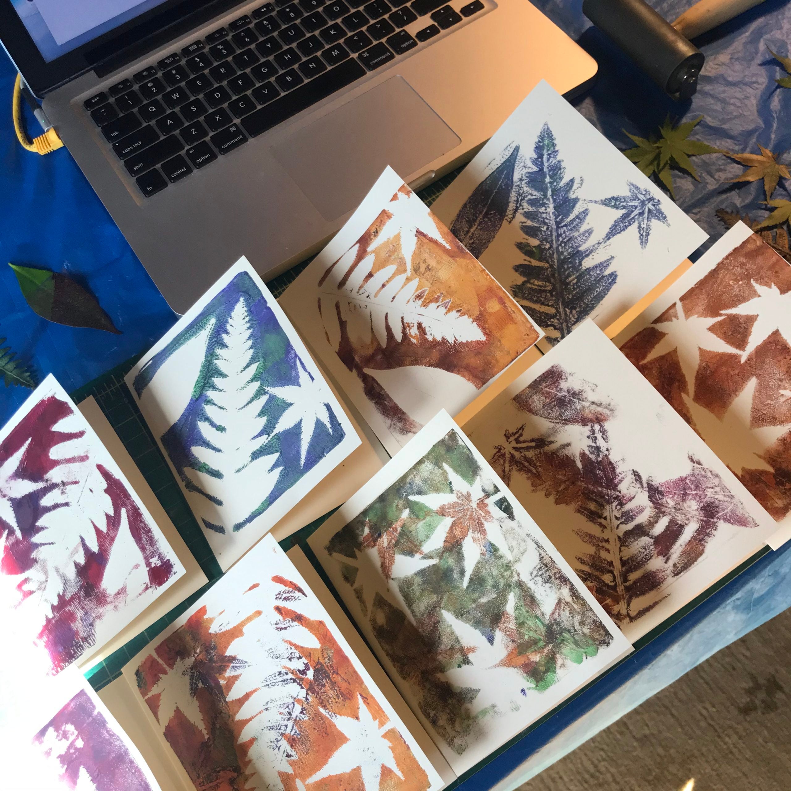 Gel Plate Printing Inspired by Nature - Summer 2023 image 3