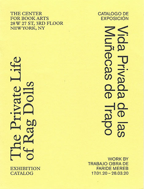 The Private Life of Rag Dolls/Vida Privada de las Muñecas de Trapo Exhibition Brochure image 0