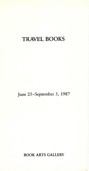Travel Books Exhibition Brochure image 0