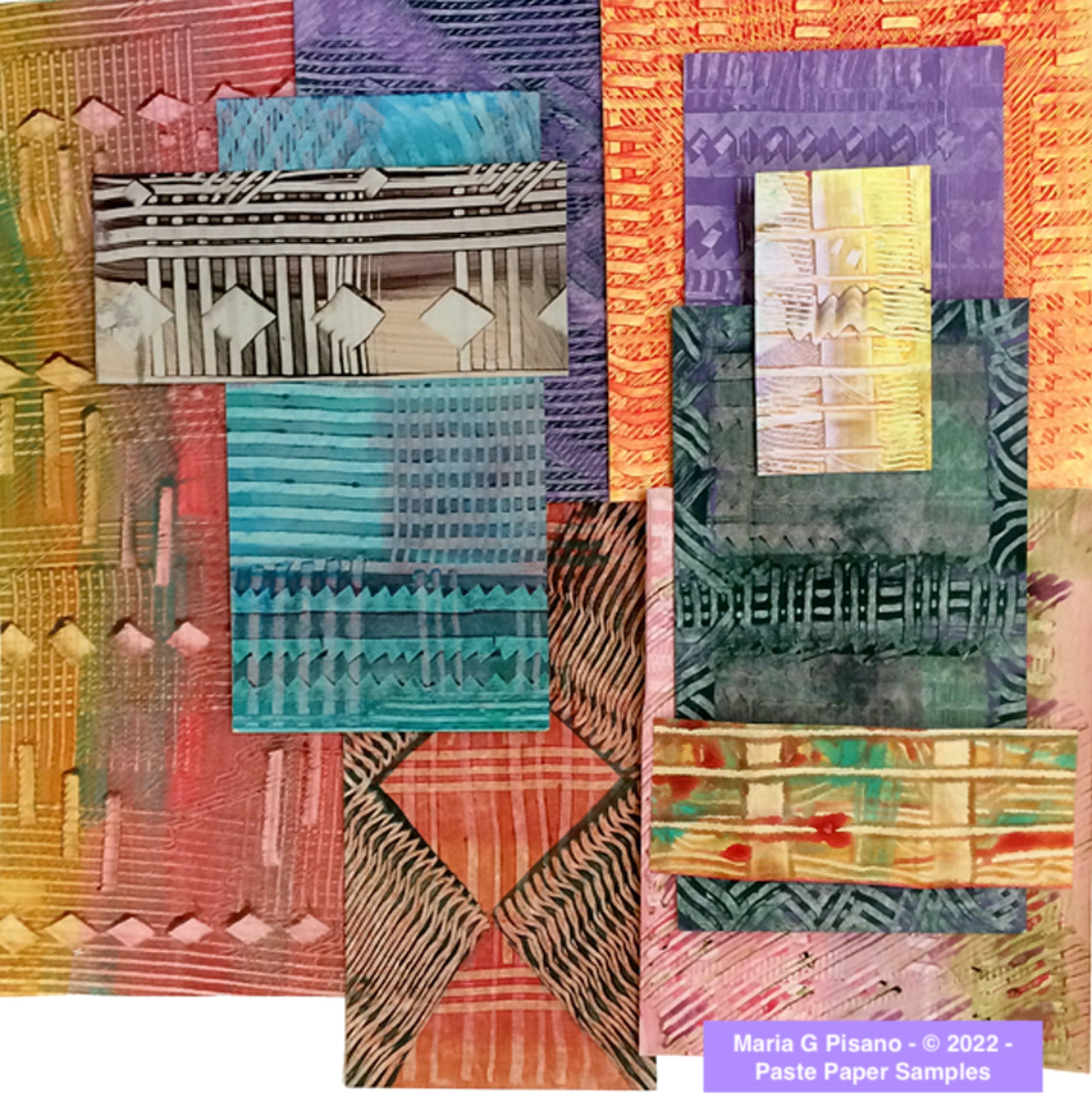 Decorative Paper Techniques: Paste Paper (Fall 2023) image 5