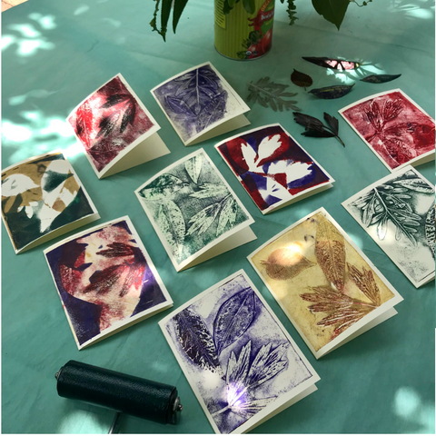 Gel Plate Printing Inspired by Nature image 0