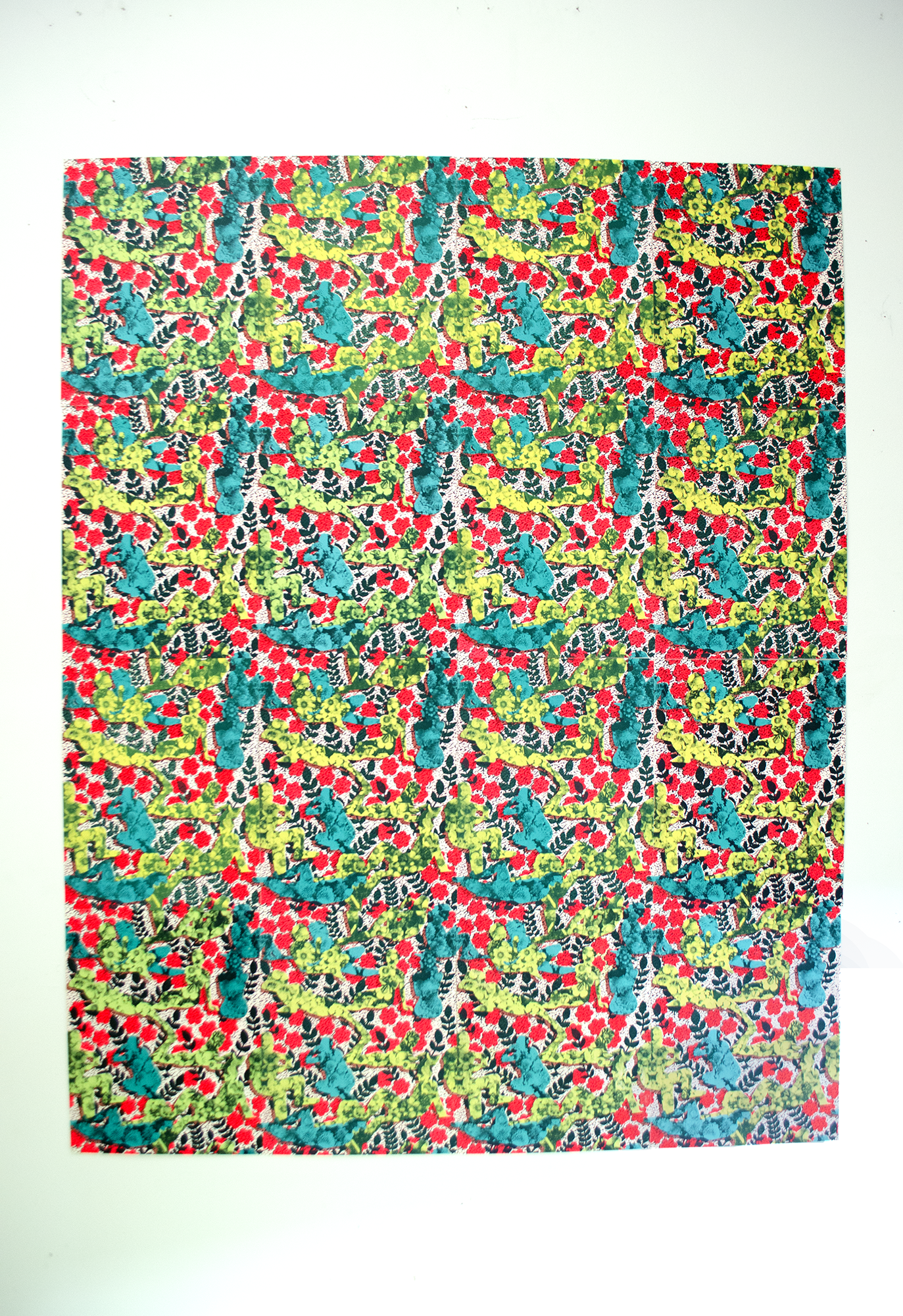 Full Coverage: Repeat Printing for Wall Installations image 1